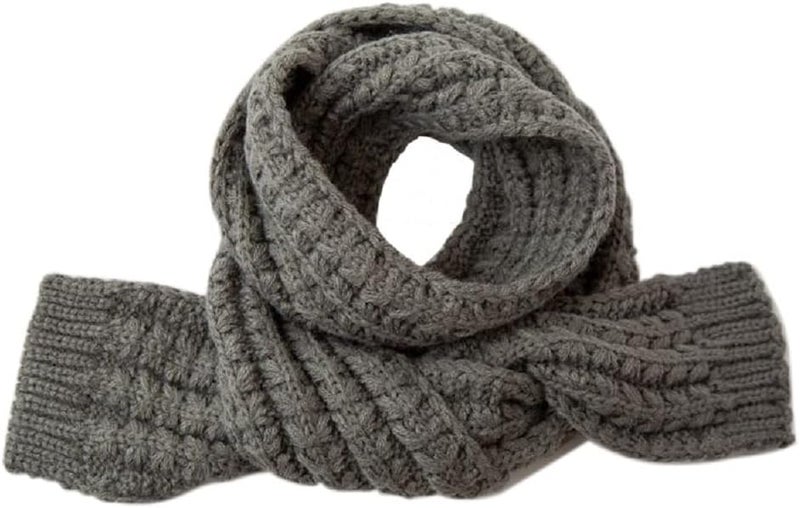 BEARUN Kids Knitted Scarf Winter Fashion Solid Color Toddler Baby Warm Scarves Wrap Neck Warmer for Girls Boys - Image 1